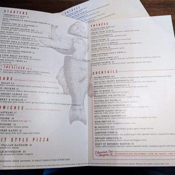 Culinary Dropout - Dinner menu. Photo 2 of 3. Starters, Salads, Sandwiches, Detroit-Style Pizza, Entrees, Cocktails. - New American Near Me - Atlanta, Georgia Culinary Dropout - Dinner menu. Photo 2 of 3. Starters, Salads, Sandwiches, Detroit-Style Pizza, Entrees, Cocktails. - New American Near Me - Atlanta, Georgia