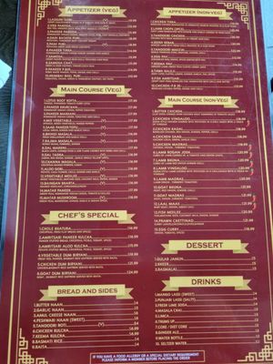 Menu photo 2 Angel Indian Restaurant  Jackson Heights, NY