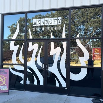 Anarchy Wine - Storefront. The building is located right off the front street as you turn into Tin City - Wine Tasting Room Near Me - Paso Robles, California Anarchy Wine - Storefront. The building is located right off the front street as you turn into Tin City - Wine Tasting Room Near Me - Paso Robles, California