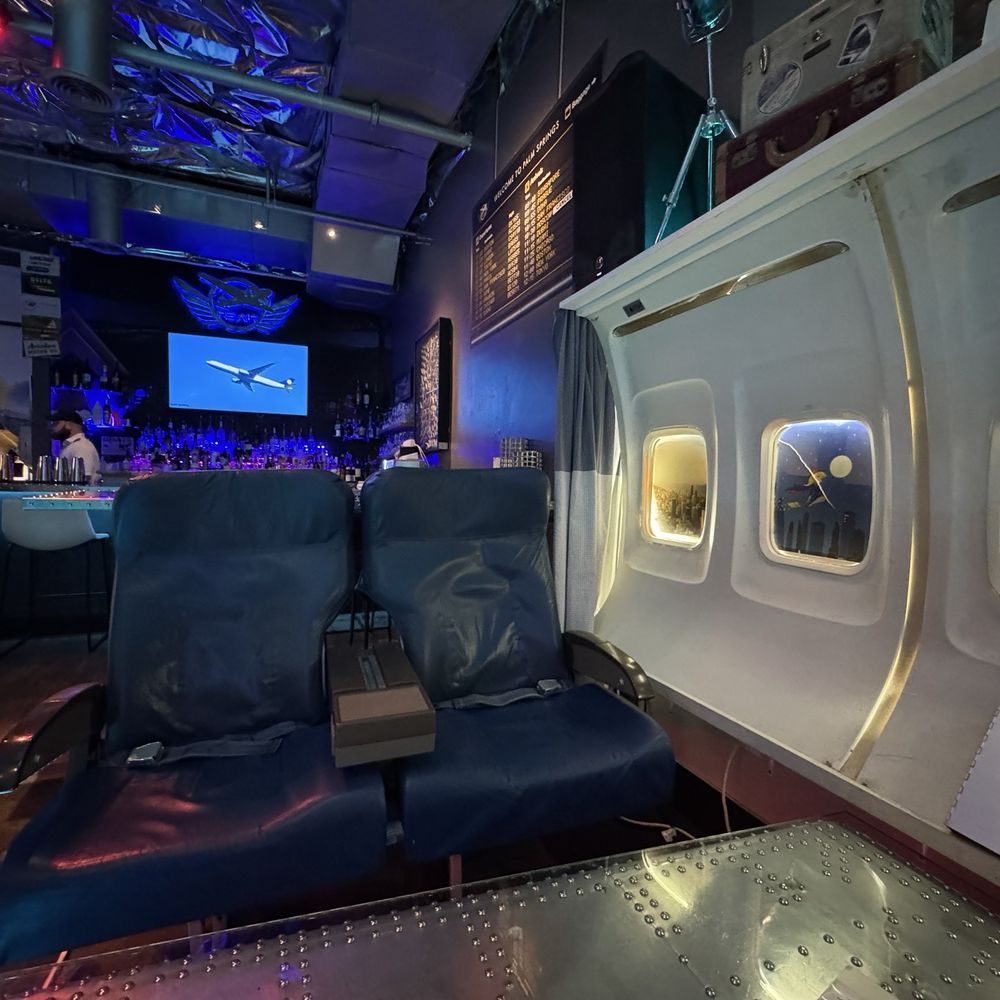 PS Air - 1st Class seating at PS Air - Cocktail Bars Near Me - Palm Springs, California PS Air - 1st Class seating at PS Air - Cocktail Bars Near Me - Palm Springs, California