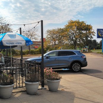 Papa Gyros - This is a view of the parking lot and their outdoor seating area. - Greek Near Me - Canton, Ohio Papa Gyros - This is a view of the parking lot and their outdoor seating area. - Greek Near Me - Canton, Ohio
