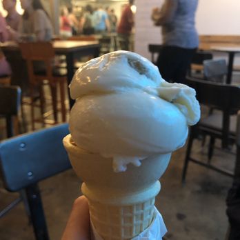 Gelati Celesti - Honey Badger in a cake cone ft poor lighting - Desserts Near Me - Richmond, Virginia