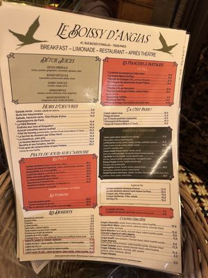 Menu photo 1 Le Boissy d'Anglas Paris, 75