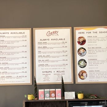 Cherry Coffee Shop - Menu - Coffee & Tea Near Me - Fort Worth, Texas