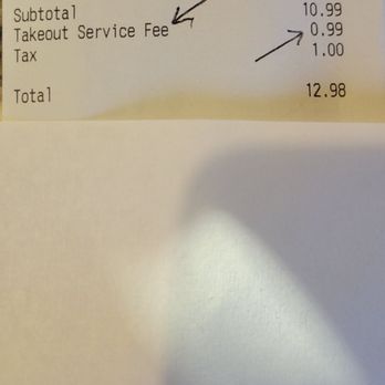 Buffalo Wild Wings - This is to show that if you order take out you will be charged 99 cents. - Chicken Wings Near Me - Henderson, Nevada