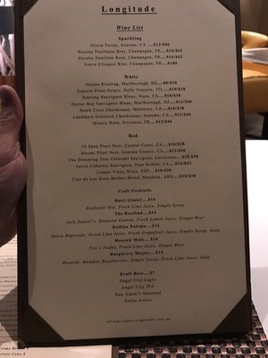 Menu photo 3 Longitude Bar & Bistro Santa Monica, CA Menu photo 3 Longitude Bar & Bistro Santa Monica, CA
