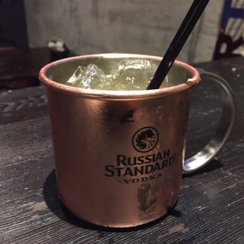 One Under - Moscow mule in a legit copper mug - Sports Bars Near Me - Vancouver, British Columbia