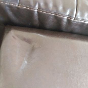 BLVD Moving - Heavy objects placed on couch, resulting in compression and minor scratches - Movers Near Me - Chatsworth, California