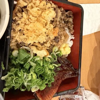Marugame Udon - Beef and eel rice bowl #20 so delicious! - Japanese Near Me - Costa Mesa, California Marugame Udon - Beef and eel rice bowl #20 so delicious! - Japanese Near Me - Costa Mesa, California