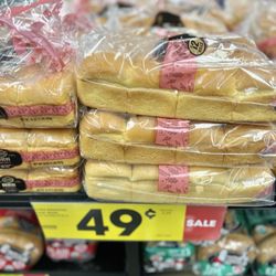 Kroger - OMG brioche rolls were 49 cents! Eggs were $4, though, so it all evens out.