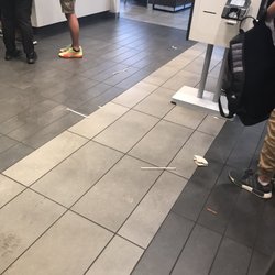 TRASH all over the floor
