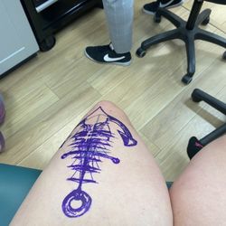 Right Brain Tattoo - The coverup begins