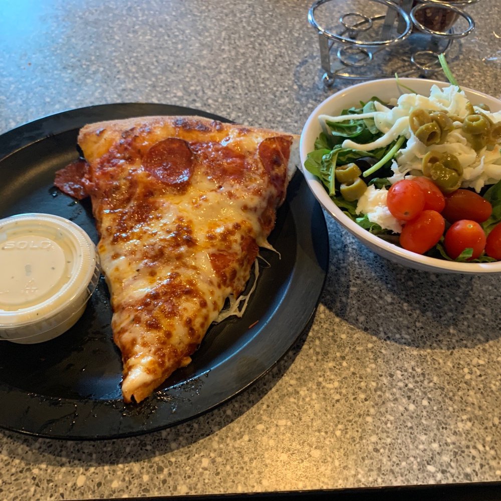 Barro's Pizza - Number 3 Lunch deal - 1 slice of pizza, salad and drink - Pizza Near Me - Litchfield Park, Arizona Barro's Pizza - Number 3 Lunch deal - 1 slice of pizza, salad and drink - Pizza Near Me - Litchfield Park, Arizona