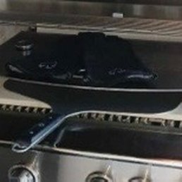 Pizza oven insert for Paradise Grills outdoor kitchen.