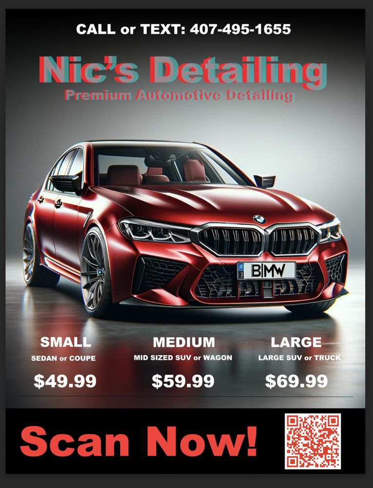NIC’S DETAILING SERVICES Gainesville, Florida Auto Detailing Phone Number Yelp