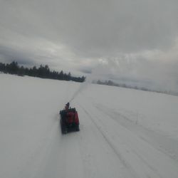 Casey's Plowing - Had to widen the driveway