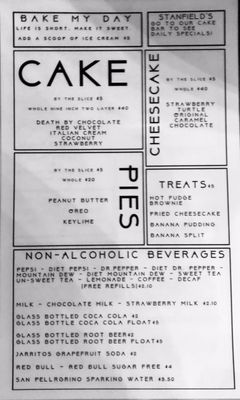 Menu photo 4 Stanfield's Sheffield, AL