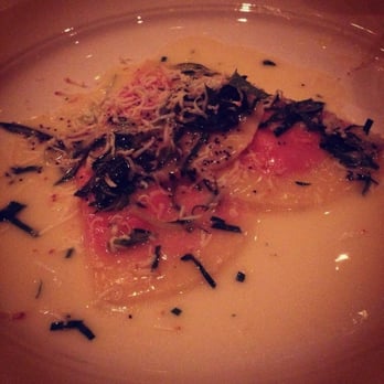 Babbo - Incredible with ricotta and beets in an almost translucent ravioli - Italian Near Me - New York, New York Babbo - Incredible with ricotta and beets in an almost translucent ravioli - Italian Near Me - New York, New York