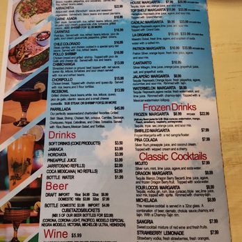 La Costa Mexican cantina - Menu - Mexican Near Me - Jacksonville, Florida
