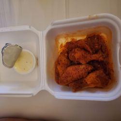 Atl Wings - 6 pc medium wings blue cheese 12/27/2025