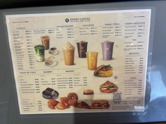 Menu photo 1 Qargo Coffee Fountain Valley, CA Menu photo 1 Qargo Coffee Fountain Valley, CA