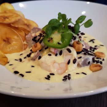 Sassafraz - Tuna & Shrimp Ceviche - French Near Me - Toronto, Ontario Sassafraz - Tuna & Shrimp Ceviche - French Near Me - Toronto, Ontario