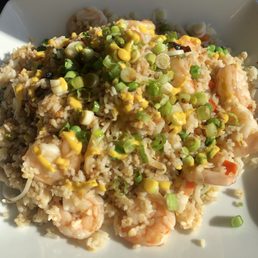 Prawn friend rice Prawn friend rice