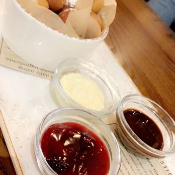 First Watch - Hot Holey Donut holes w/ three dipping sauces. - American Near Me - Concord, North Carolina