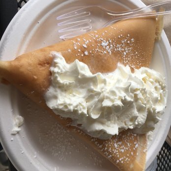 Crepe Amour - Peaches and cream crepe - Creperies Near Me - Vienna, Virginia Crepe Amour - Peaches and cream crepe - Creperies Near Me - Vienna, Virginia