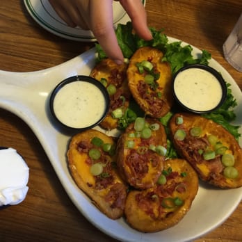 Lumberjacks - Finger-licking good Loaded Potato Skins - American Near Me - Grass Valley, California Lumberjacks - Finger-licking good Loaded Potato Skins - American Near Me - Grass Valley, California