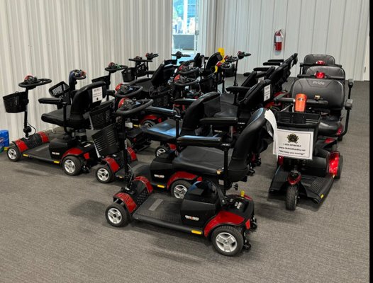 Scooter & Equipment Rentals - We are, Noble Mobility, a new family owned scooter rental company in Central Florida. With the tourist industry growing in Orlando and its surrounding cities, we've found a demand for mobility equipment. We aim to provide an unmatched scooter rental experience and keep our guests moving!
Our scooter rental system is user-focused and is sure to ease the stress you encounter with the other scooter rental service providers. We understand that users want scooters made readily available, along with an easy pick up and drop off. We take the whole hassle off your shoulder; just pop the trunk and hit the road! We help you spend less, while saving more time and cruising cozily.
Our scooters are super easy to handle, and with their quick 5 step, 30 second disassembly instructions, you'll be able to take them apart and pop them into your trunk and get moving in no time. Noble Mobility is a brand to think about and call anytime you need to rent a scooter in Central Florida. Book now! Scooter & Equipment Rentals - We are, Noble Mobility, a new family owned scooter rental company in Central Florida. With the tourist industry growing in Orlando and its surrounding cities, we've found a demand for mobility equipment. We aim to provide an unmatched scooter rental experience and keep our guests moving!
Our scooter rental system is user-focused and is sure to ease the stress you encounter with the other scooter rental service providers. We understand that users want scooters made readily available, along with an easy pick up and drop off. We take the whole hassle off your shoulder; just pop the trunk and hit the road! We help you spend less, while saving more time and cruising cozily.
Our scooters are super easy to handle, and with their quick 5 step, 30 second disassembly instructions, you'll be able to take them apart and pop them into your trunk and get moving in no time. Noble Mobility is a brand to think about and call anytime you need to rent a scooter in Central Florida. Book now!
