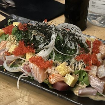 Shoku Izakaya - Seafood salad - Asian Fusion Near Me - Banff, Alberta Shoku Izakaya - Seafood salad - Asian Fusion Near Me - Banff, Alberta
