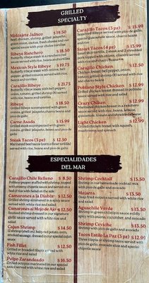 Menu photo 5 Carajillo Mexican Grill Poteau, OK Menu photo 5 Carajillo Mexican Grill Poteau, OK