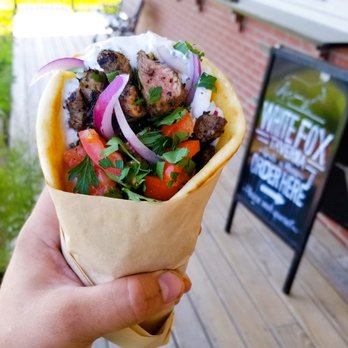 White Fox Taverna - Lamb Gyros - Greek Near Me - Farmington, Maine White Fox Taverna - Lamb Gyros - Greek Near Me - Farmington, Maine