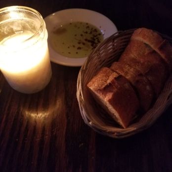 Olivier Bistro - Complementary bread with olive oil - French Near Me - Brooklyn, New York