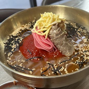 Rice Meats Soup - 17. Spicy Cold Noodle - Asian Fusion Near Me - Buena Park, California Rice Meats Soup - 17. Spicy Cold Noodle - Asian Fusion Near Me - Buena Park, California
