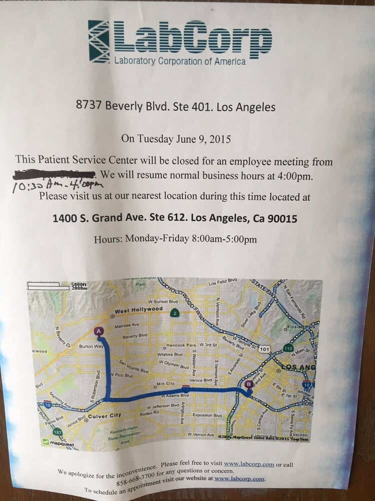 Labcorp Hours San Diego at Rachel Nixon blog
