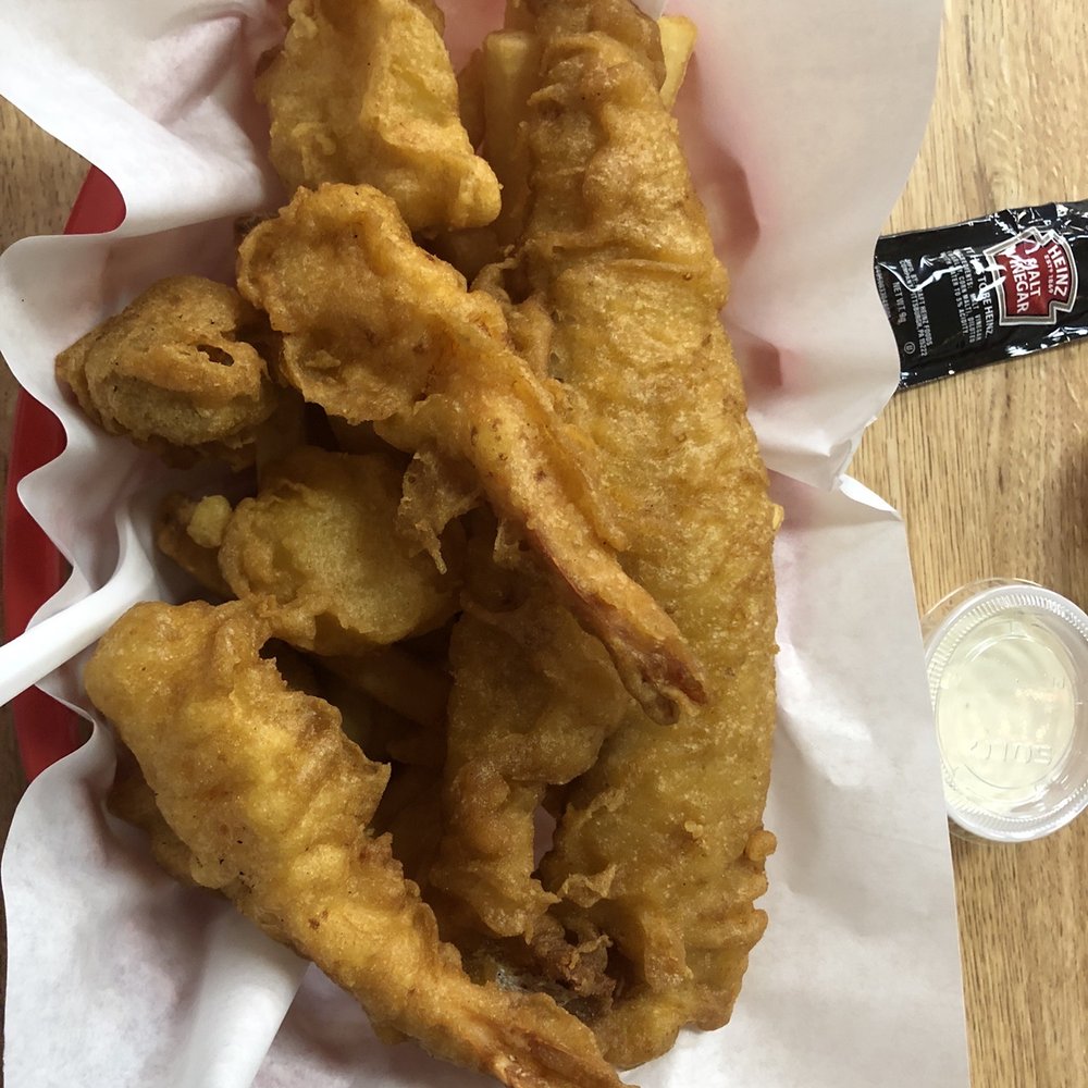 Fried Seafood Combo, delish Fried Seafood Combo, delish