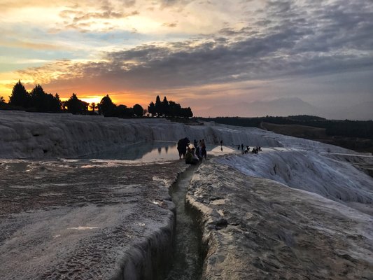 Travertines of Pamukkale by null
