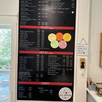 Lazy Labrador Coffee House - Menu board - Coffee & Tea Near Me - Kennesaw, Georgia Lazy Labrador Coffee House - Menu board - Coffee & Tea Near Me - Kennesaw, Georgia