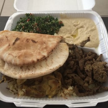 Kabab Grill Restaurant - Combo shawarma - rice, chicken, beef, hummus and tambuleh. - Mediterranean Near Me - Westminster, California Kabab Grill Restaurant - Combo shawarma - rice, chicken, beef, hummus and tambuleh. - Mediterranean Near Me - Westminster, California
