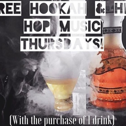 Byblos - Free Hookah Thursdays with the purchase of one drink. http://www.byblosrestaurantandhookahbar.com/thursday-night-hookah-coupon/
