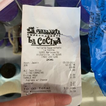 Vallarta Supermarkets - Proof of purchase - Grocery Near Me - Victorville, California Vallarta Supermarkets - Proof of purchase - Grocery Near Me - Victorville, California