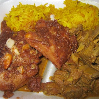 Da Spot - saffron rice with Moroccan Chicken and Thai Lamb Curry - Mediterranean Near Me - Honolulu, Hawaii Da Spot - saffron rice with Moroccan Chicken and Thai Lamb Curry - Mediterranean Near Me - Honolulu, Hawaii