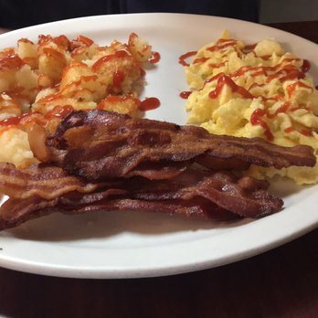 Hugo's Family Restaurant - german potatos, bacons, and scrambled eggs - Breakfast & Brunch Near Me - Jenks, Oklahoma Hugo's Family Restaurant - german potatos, bacons, and scrambled eggs - Breakfast & Brunch Near Me - Jenks, Oklahoma