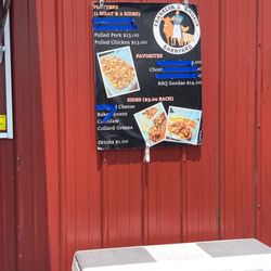 Franklins Smokin Barnyard - Menu!