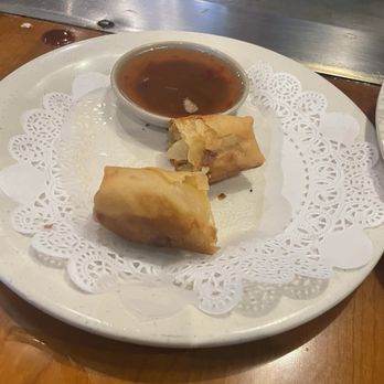 Okinawa Steak & Sushi - Spring roll and sauce - Japanese Near Me - Canton, Georgia