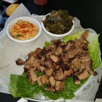 Tom, Dick & Hank - Lunch brisket plate w/greens & potatoe salad - Barbeque Near Me - Atlanta, Georgia Tom, Dick & Hank - Lunch brisket plate w/greens & potatoe salad - Barbeque Near Me - Atlanta, Georgia
