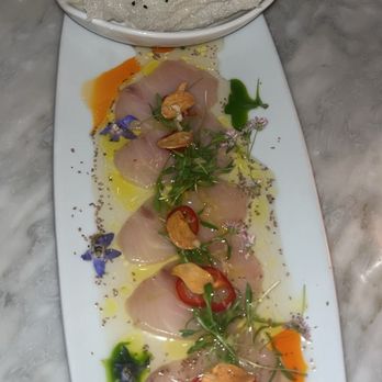 Ysabel - Hamachi Sashimi Crudo - New American Near Me - West Hollywood, California