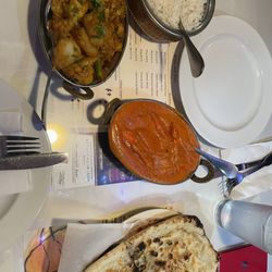 Siri Indian Cuisine - 68. Aloo Gobi 55. Butter Chicken